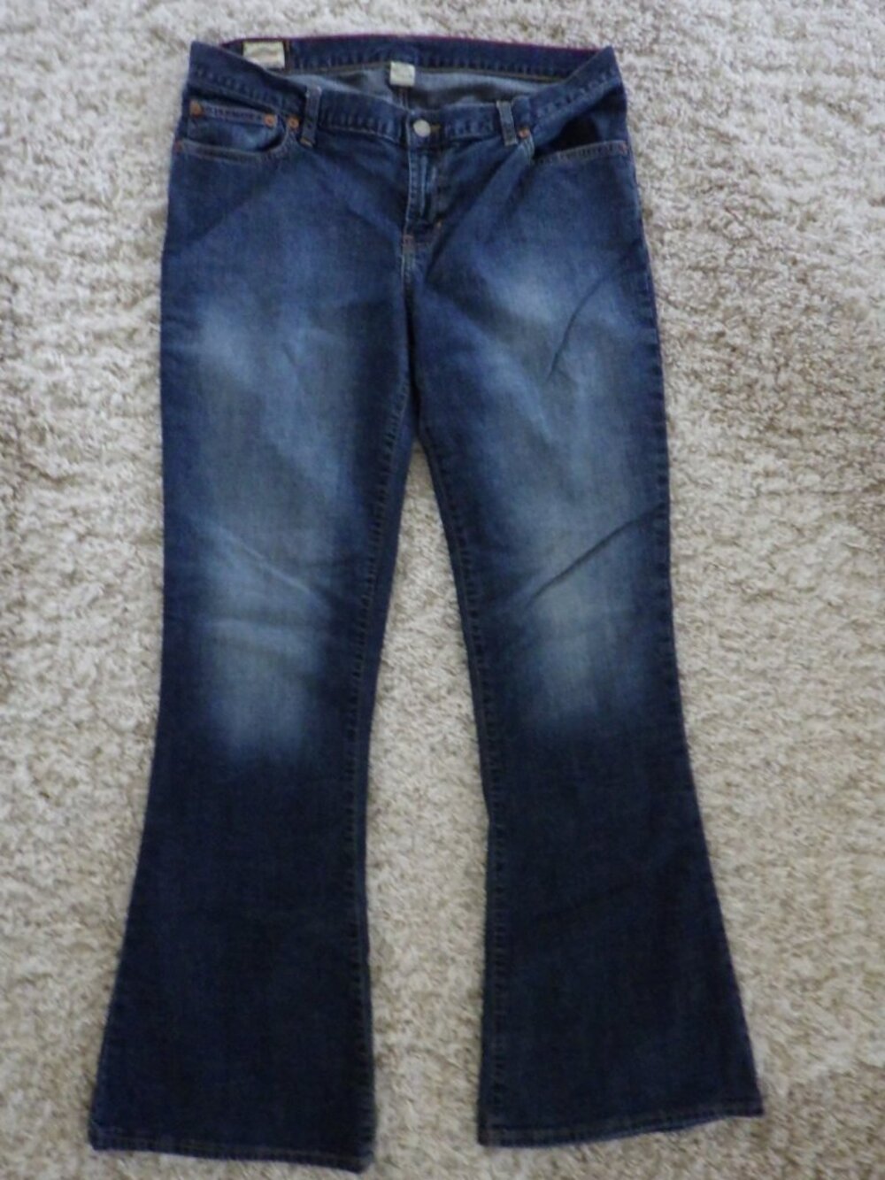 Abercrombie & Fitch Women’s Denim Blue Jeans Bootcut Size 10 Stretch Cowboy Y2K